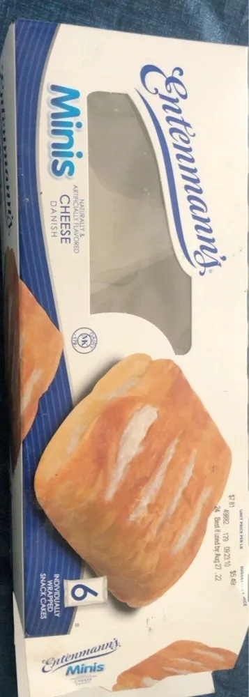 Mini cheese danish
