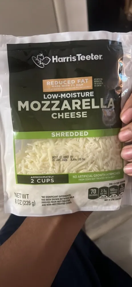Low-Moisture Mozzarella Cheese Shredded