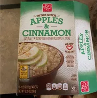 Apples & cinnamon instant oatmeal
