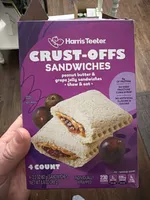 Crust-Offs Sandwiches - Peanut butter and grape jelly