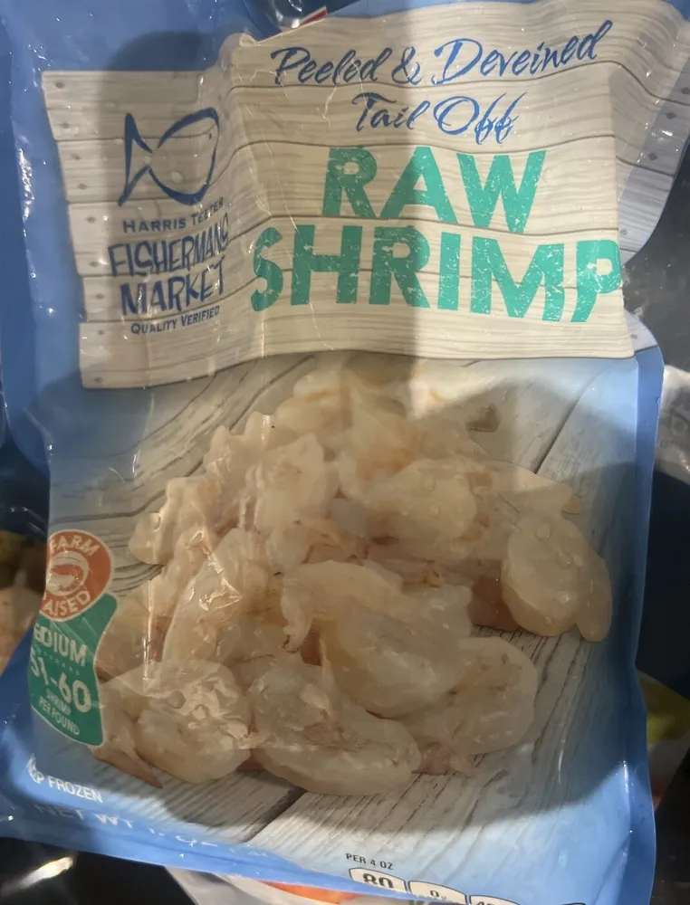 Peeled & Deveined Tail Off Raw Shrimp