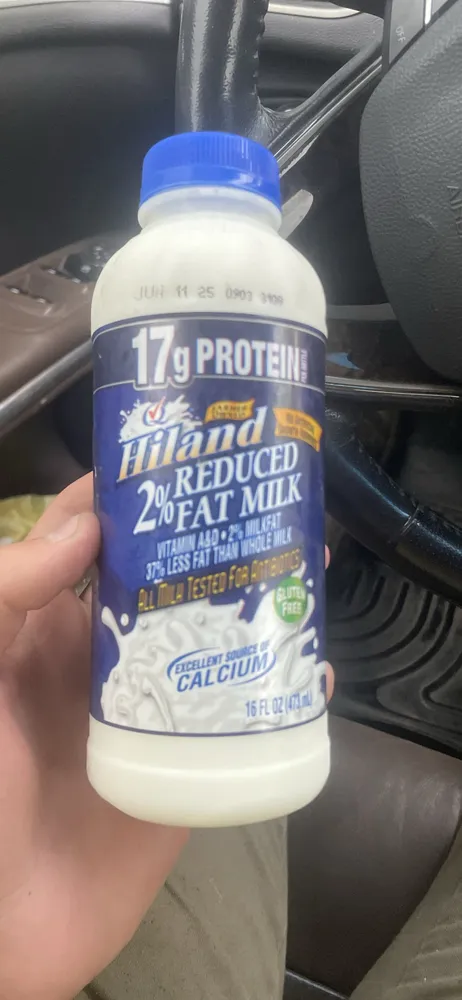 2% Reduced Fat Milk