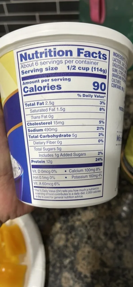 Low Fat Cottage Cheese