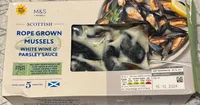 Rope grown scottish mussels