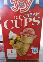 Joy, ice cream cups