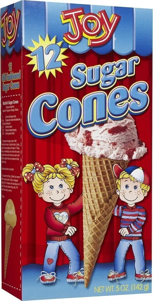 Count sugar ice cream cones