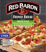 French Bread Singles Supreme Pizzas