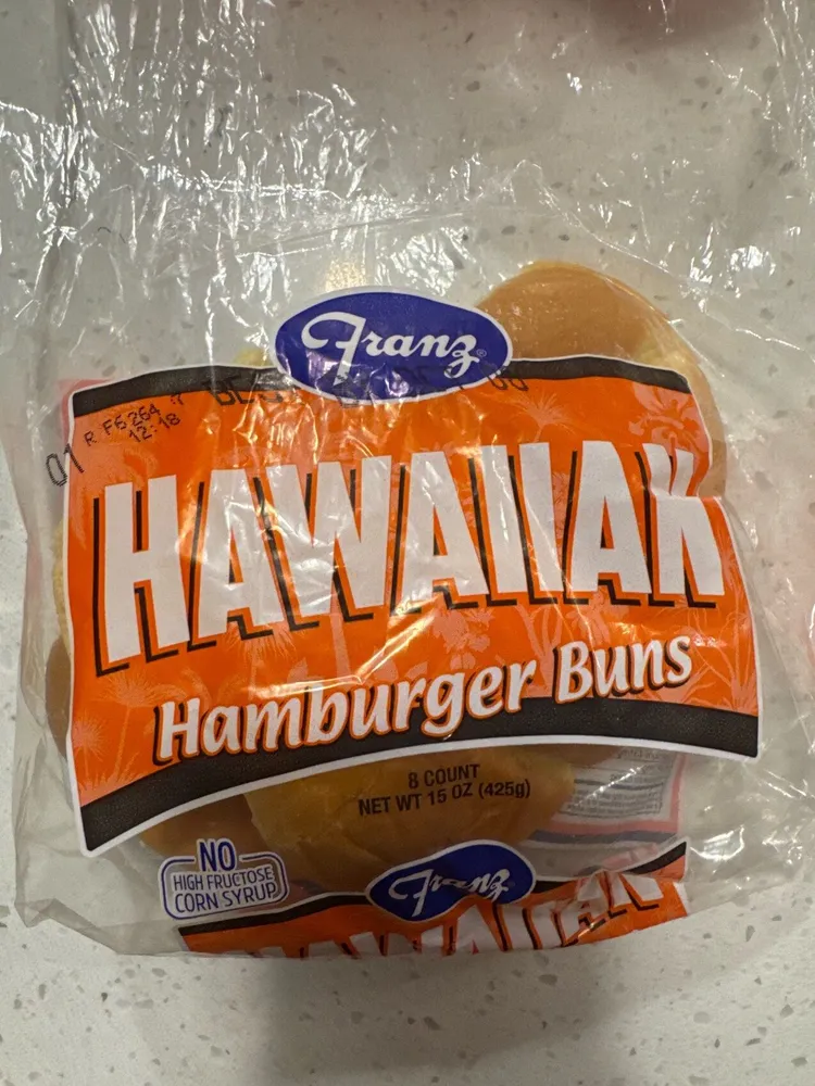Hawaiian Hamburger Buns
