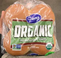 Organic hamburger buns