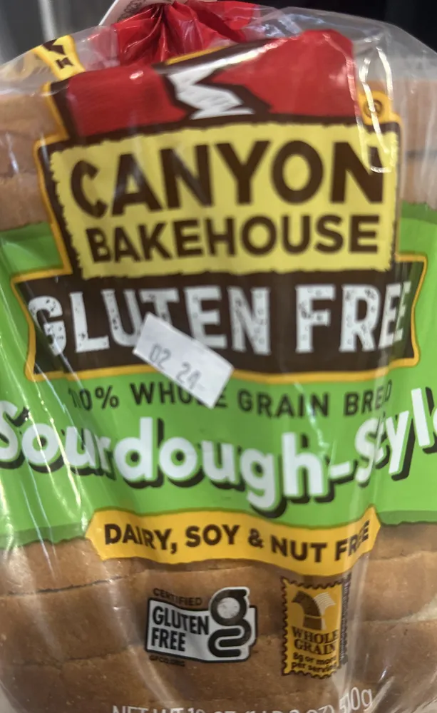 Gluten Free 100% Whole Grain Bread Sourdough-Style