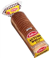 Autumn wheat sliced bread