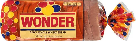 Whole wheat sliced bread