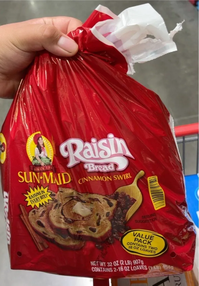 Raisin bread