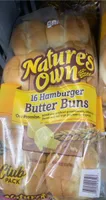 Natures Own butter buns