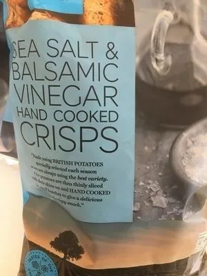 HAND COOKED sea salt & Balsamic vinegar crisps