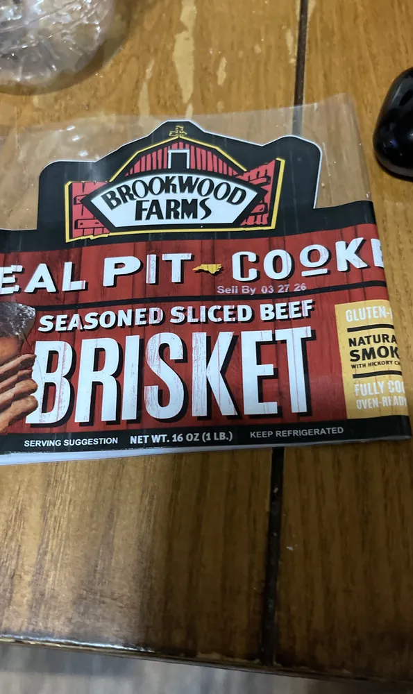 sliced beef brisket