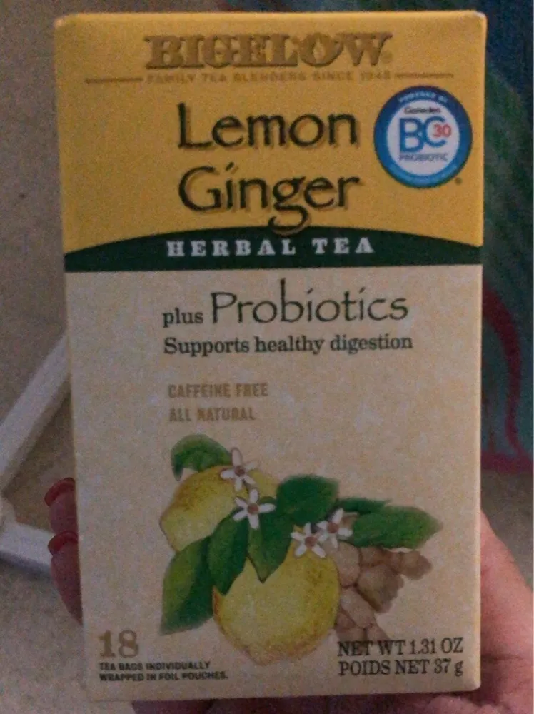 Lemon Ginger Herbal Tea