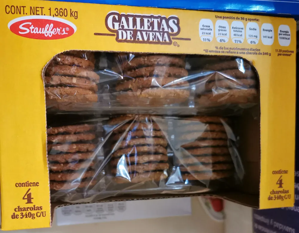Galletas de avena stauffers