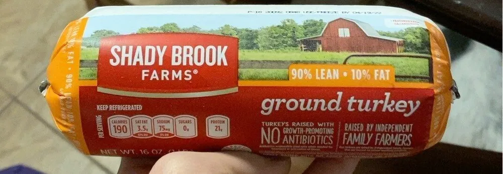 Ground Turkey 90% Lean 10% Fat