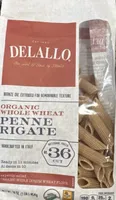 Penne rigate no. 36, 100% whole wheat pasta