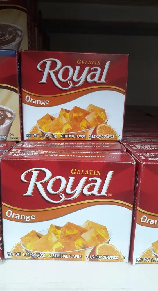 Gelatin orange