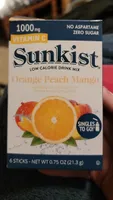 Orange peach mango
