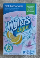 Light singles water drink mix to go powder packets