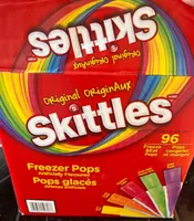 Skittles freezer pops