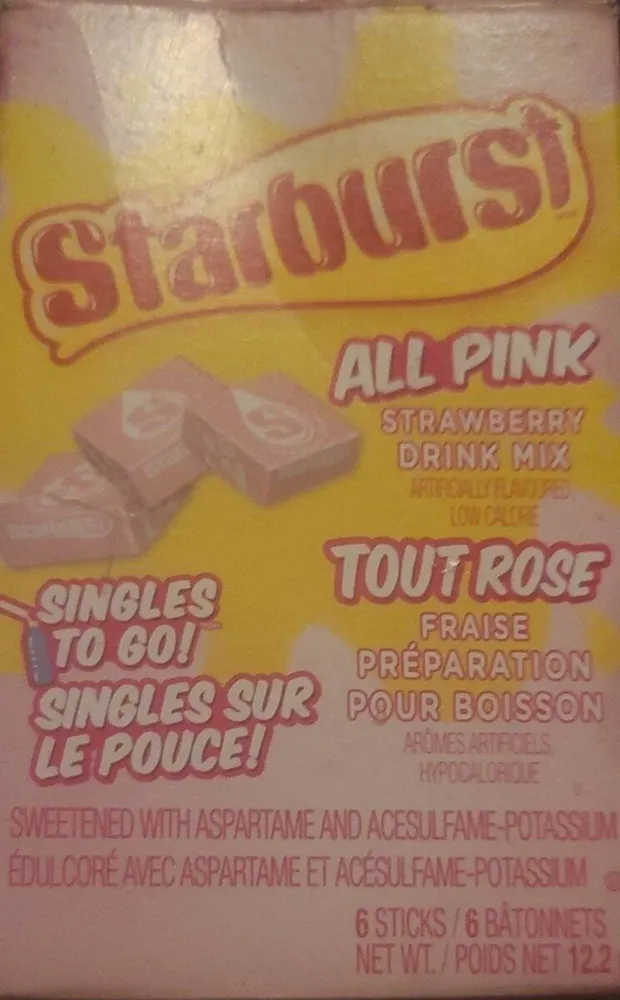 All Pink Strawberry Drink Mix
