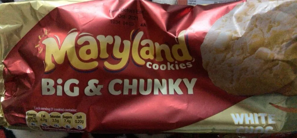Maryland cookies white choc