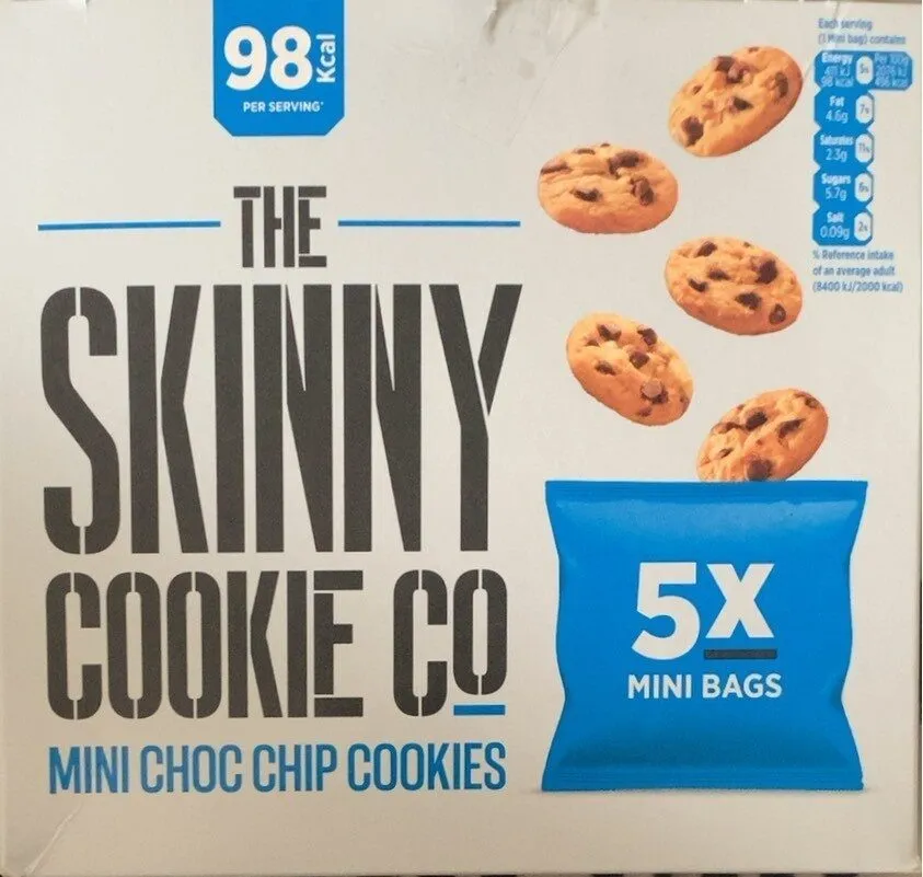 Mini choc chip cookies