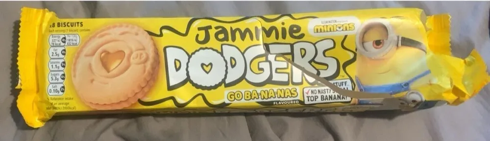 Jammie dodgers go bananas