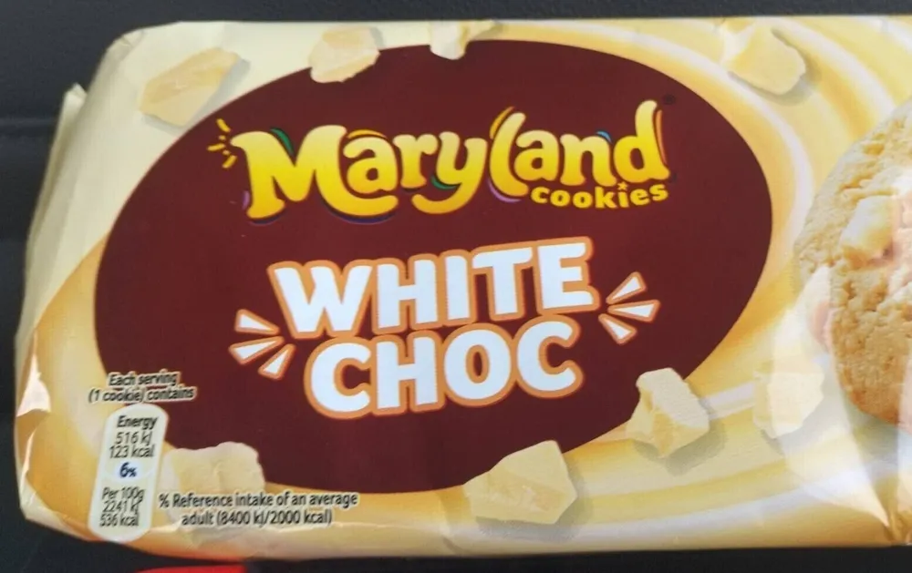 Maryland cookies white choc