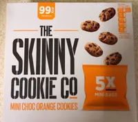 Milk choc orange cookies