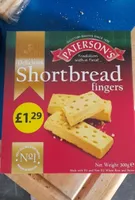 Paterson's shortbread fingers