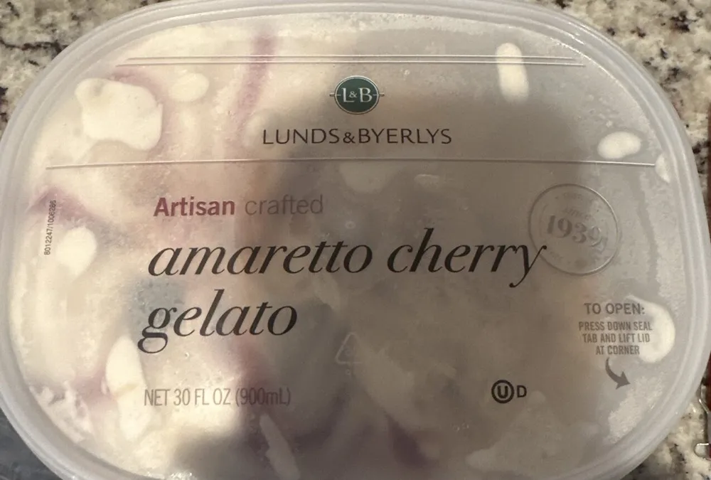 Amaretto Cherry Gelato