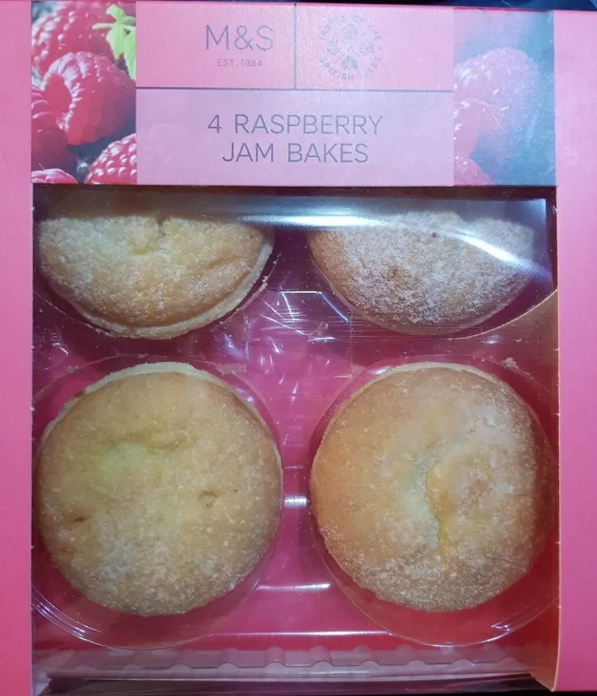 4 raspberry Jam Bakes