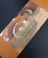 Sticky toffee Sponge Roll