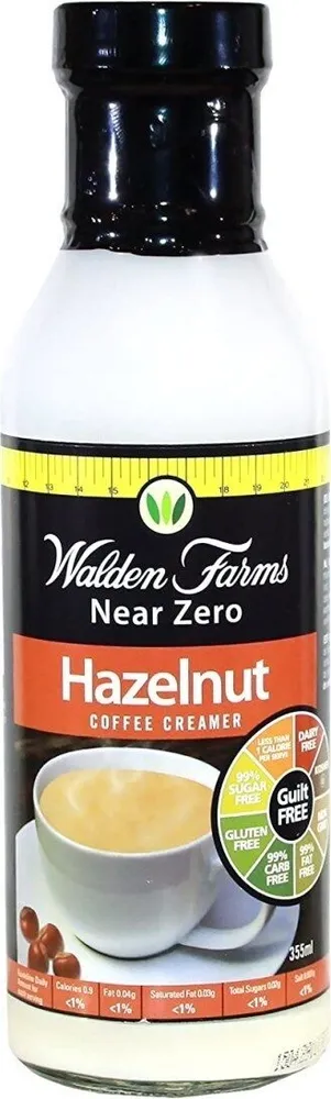 Caloriefree hazelnut coffee creamer