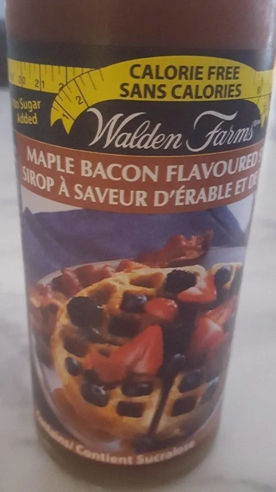 Sirop à saveur d'érable et de bacon