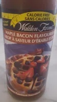 Sirop à saveur d'érable et de bacon