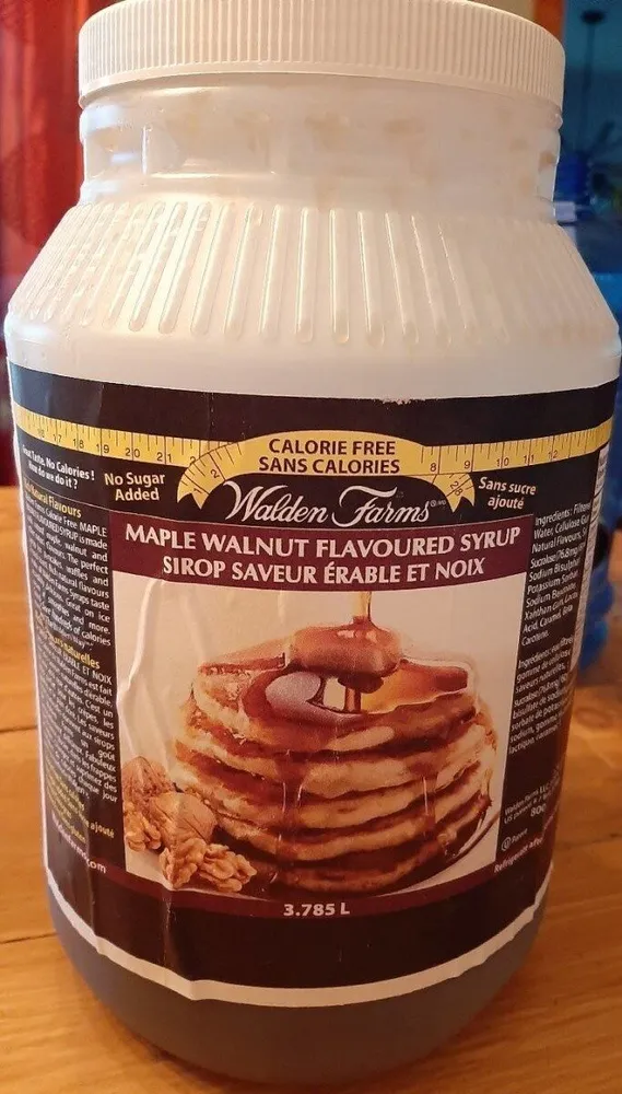 Sirop saveur érable et noix