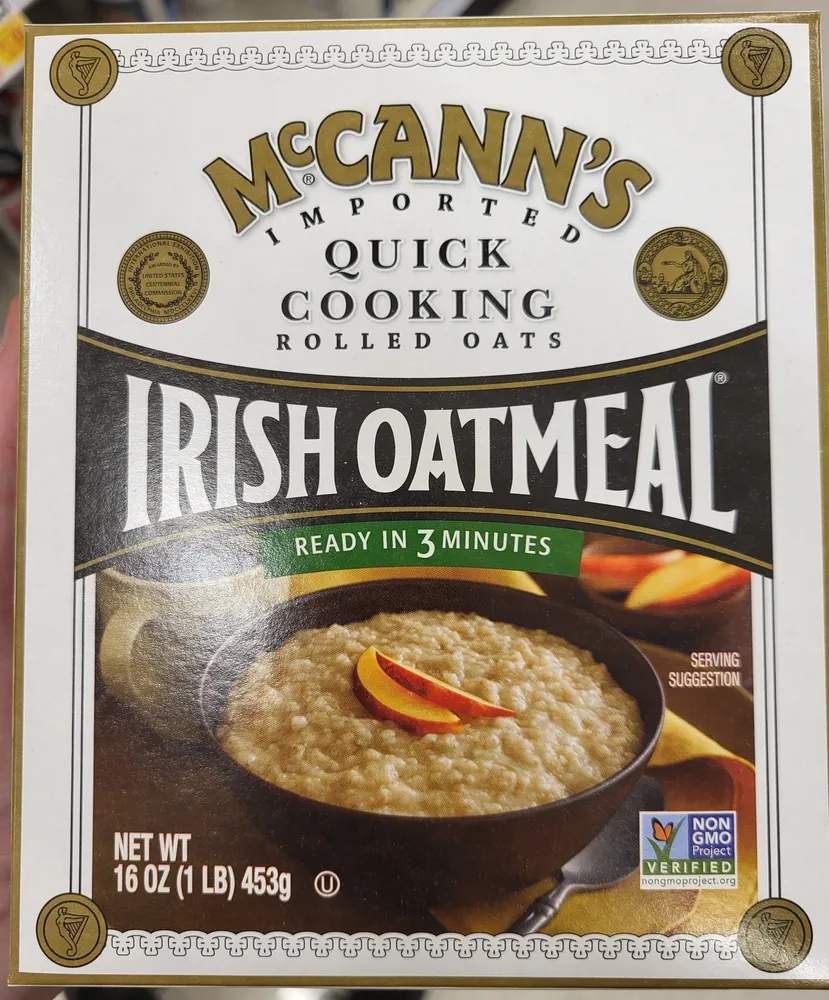 Quick Cooking Rolled Oats Irish Oatmeal