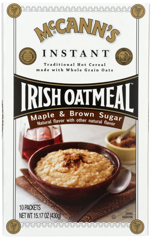 Maple & Brown Sugar Instant Irish Oatmeal