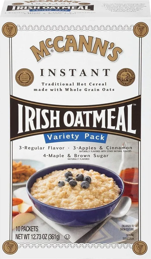 Mccann s instant irish oatmeal variety