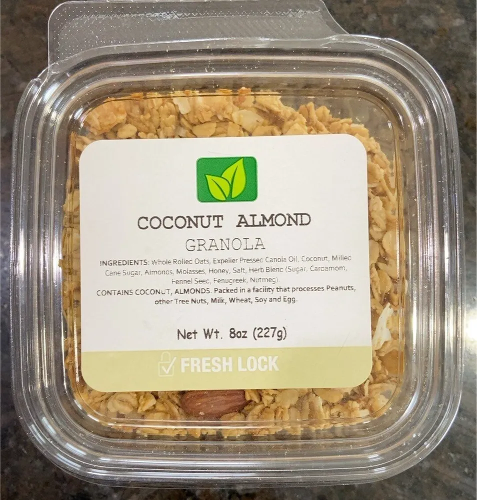 Coconut almond granola