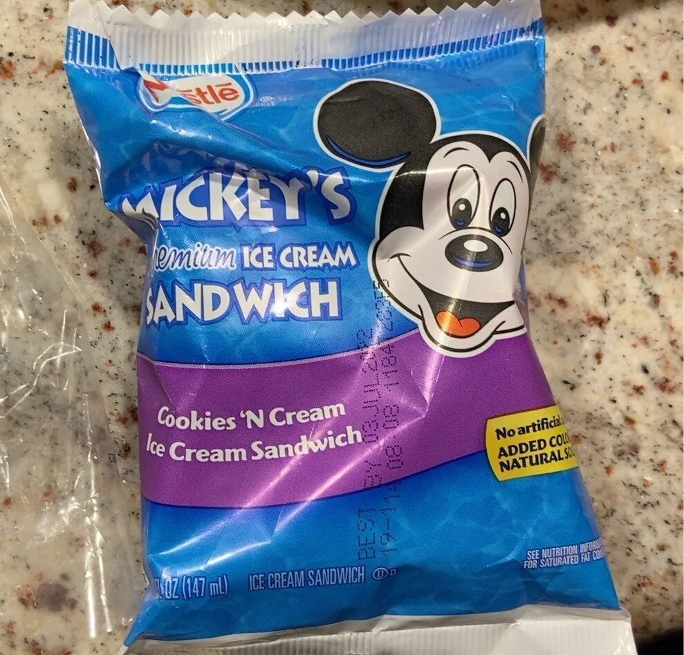 Premium ice cream sandwich