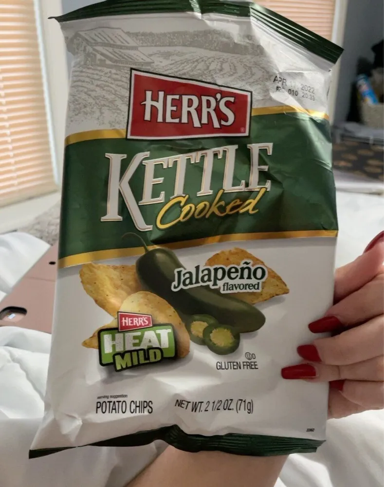 Kettle Cooked Jalapeño flavored chips
