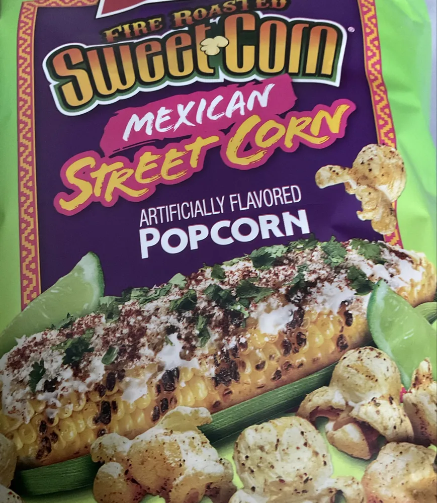 Fire roasted sweet corn popcorn