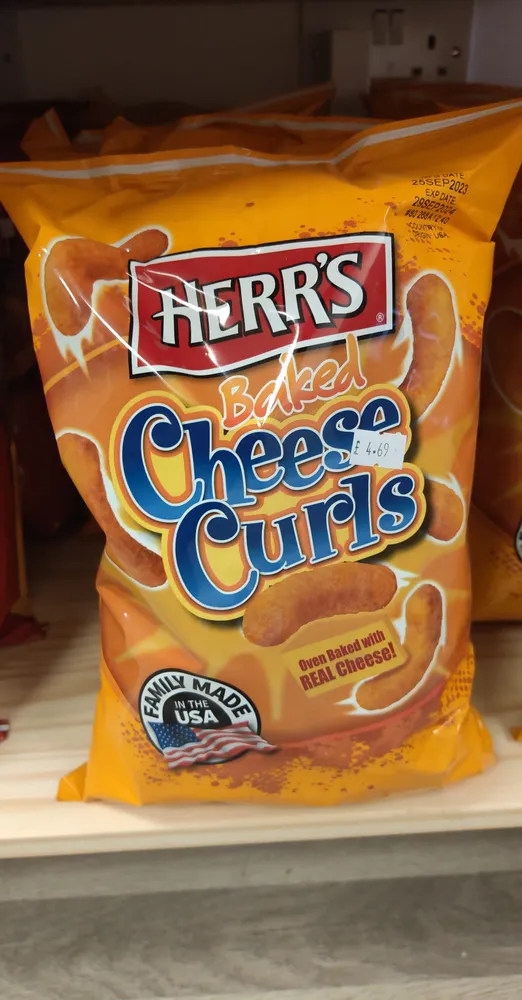 Herrs Baked cheese curls